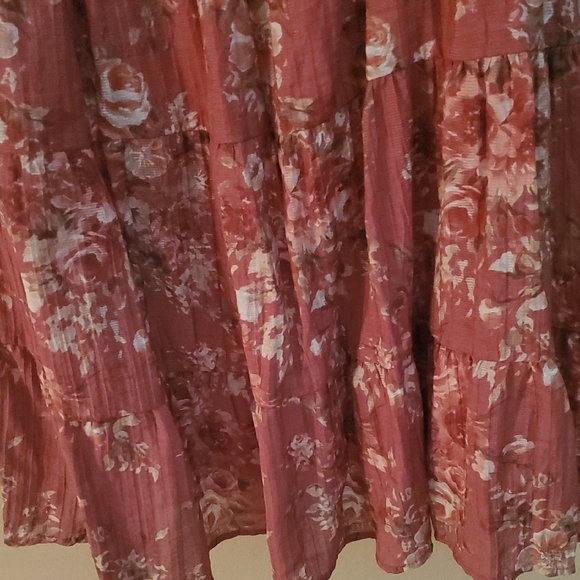 Liberty Brand Rust Floral Dress - Picture 5 of 10
